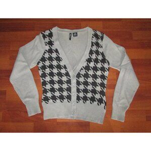 K by Kersh Houndstooth Cardigan - Jrs XL
